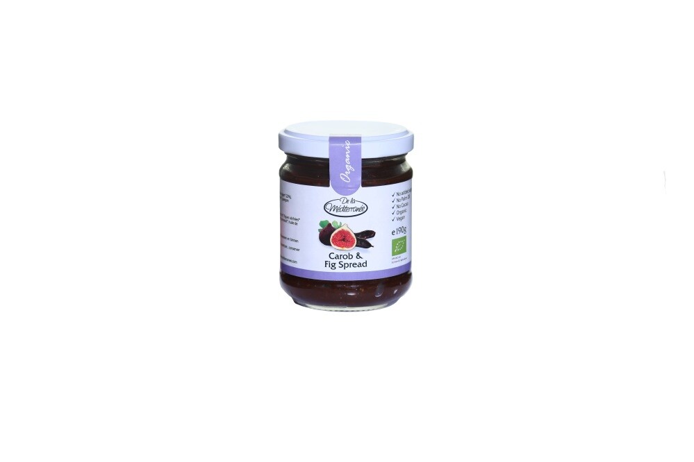 Pate De La Mediterranee Mediterranee Carob Fig Spread (190 gr)