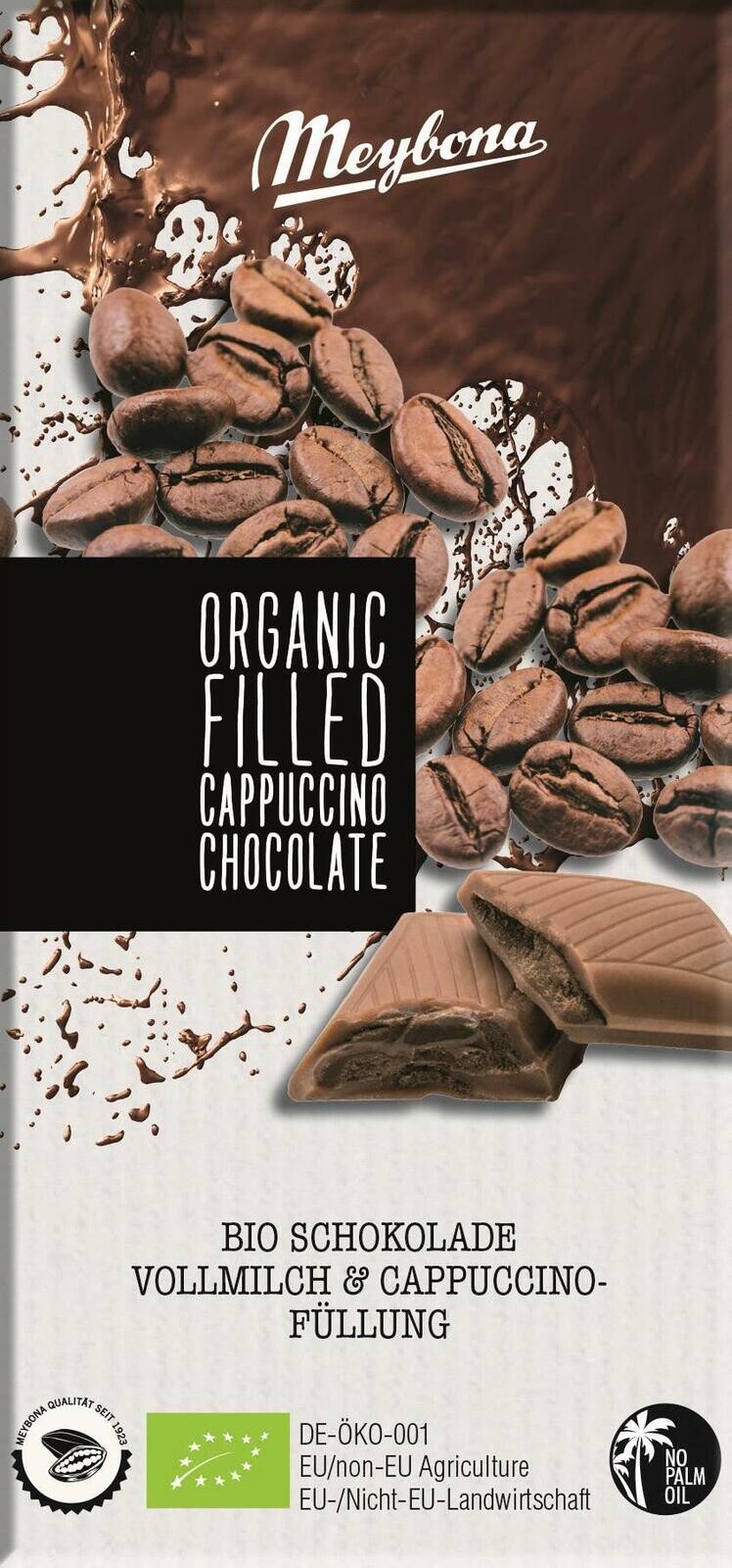 Meybona Organic Filled Cappuccino Chocolate (100 gr)