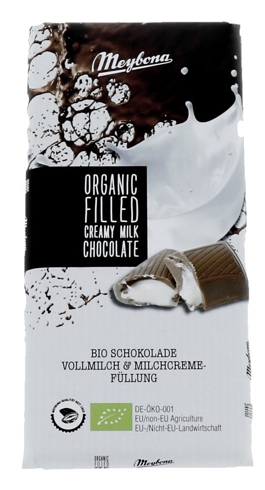Meybona Organic Filled Creamy Milk Chocolate (100 gr)