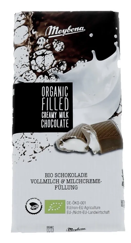 Meybona Organic Filled Creamy Milk Chocolate (100 gr)