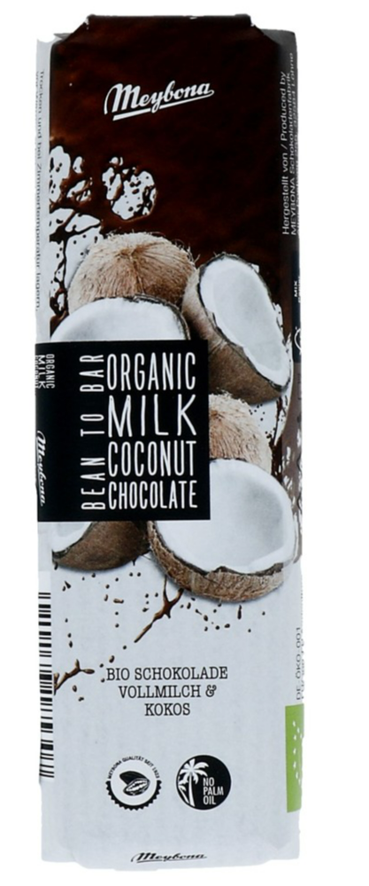 Meybona Organic Milk Coconut Chocolate Bar (35 gr)