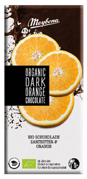 Meybona Organic Dark Orange Chocolate (100 gr)