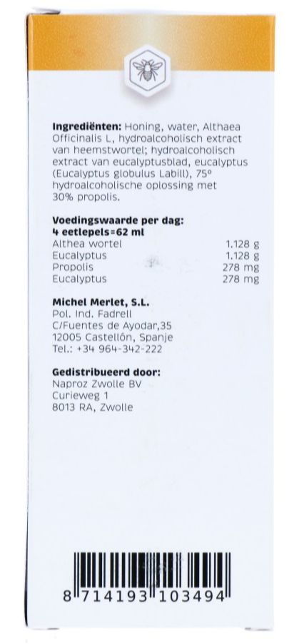 Michel Merlet Luchtwegen Siroop Honing-propolis (250 ml) - image 2