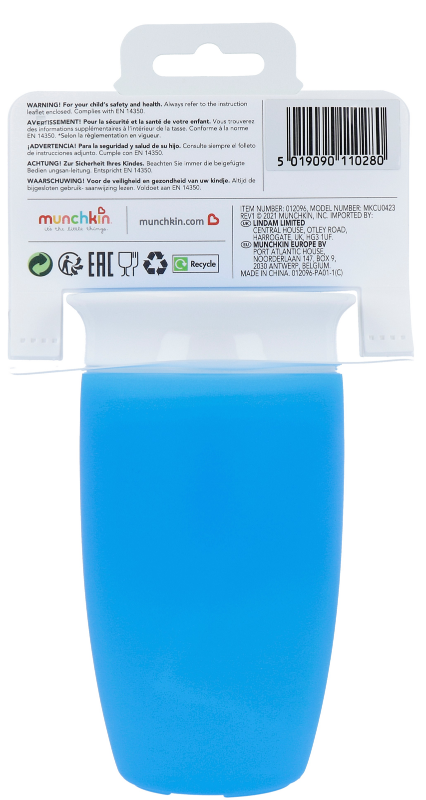 Munchkin Miracle 360° Beker Blauw (296 ml) - image 4
