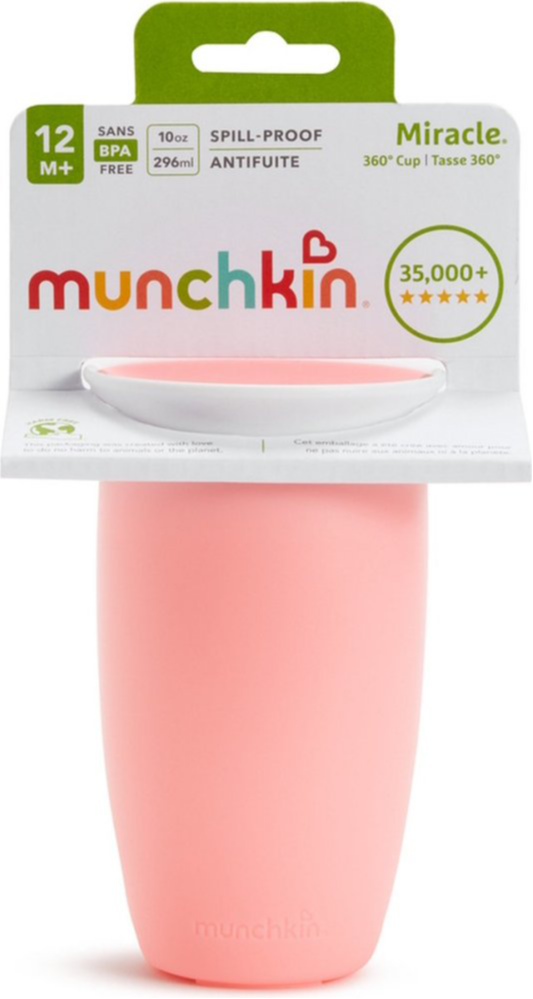 Munchkin Miracle 360° Beker Roze (296 ml)