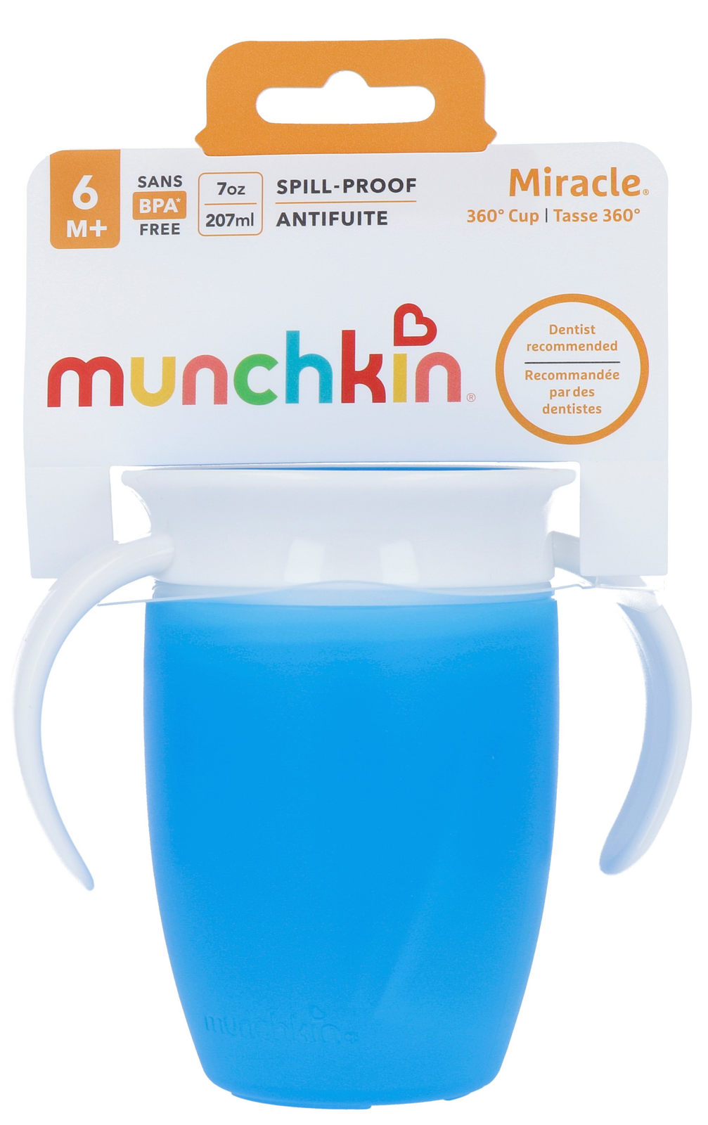 Munchkin Miracle 360° Oefenbeker Blauw (207 ml) - image 3