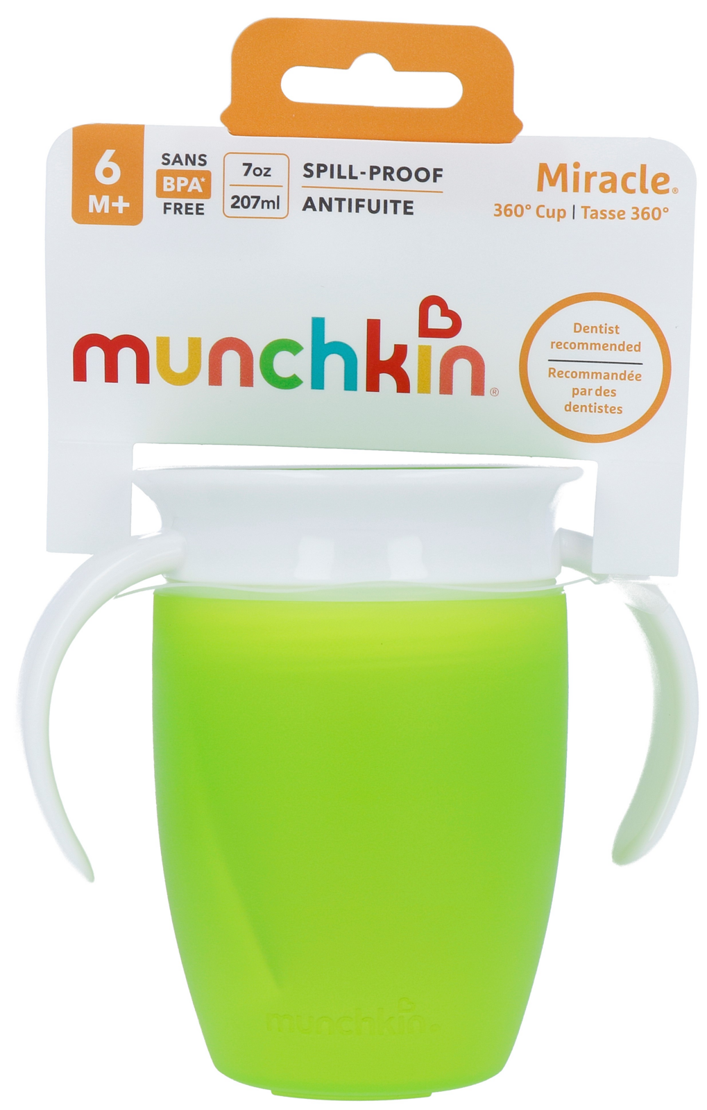 Munchkin Miracle 360° Oefenbeker Groen (207 ml) - image 3