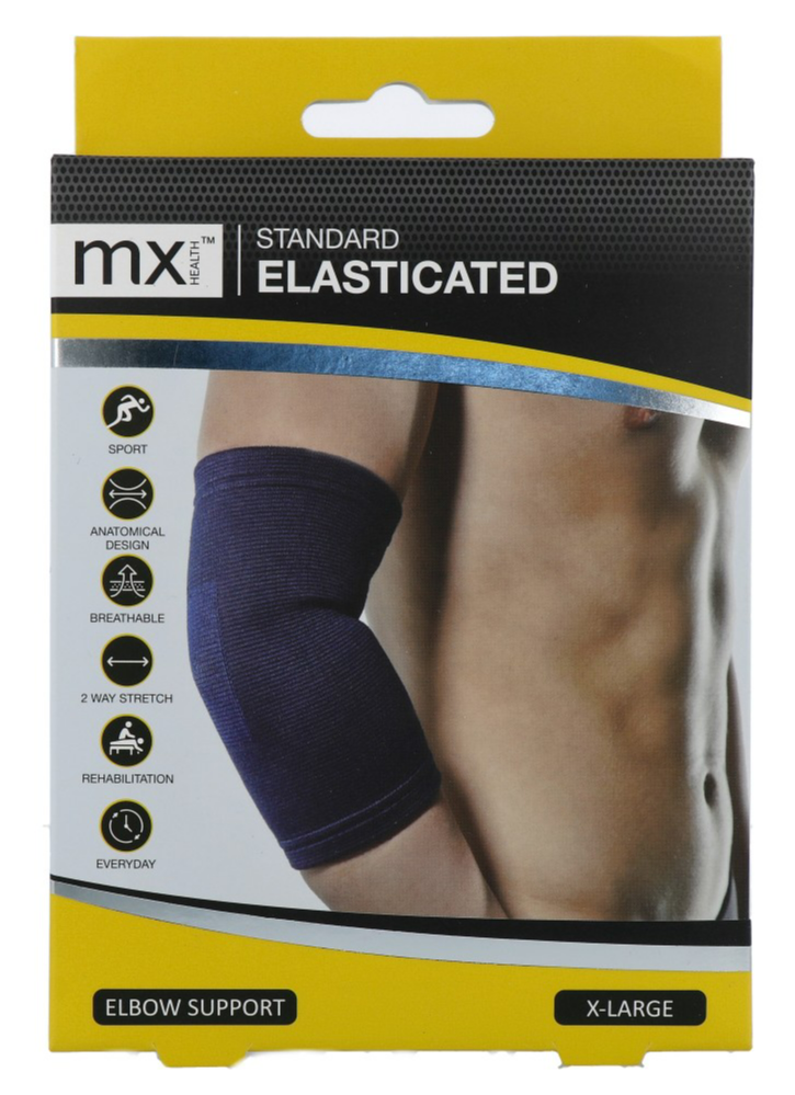 Mx Health Standard Elasticated Elbow Support XL (1 stuk)
