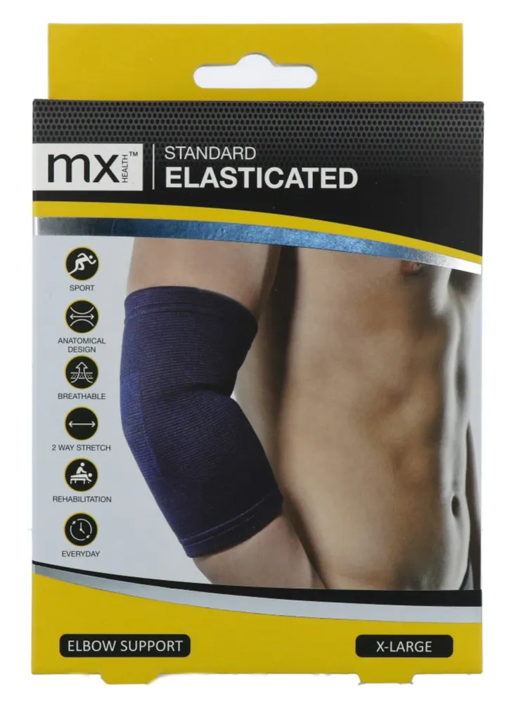 Mx Health Standard Elasticated Elbow Support XL (1 stuk)