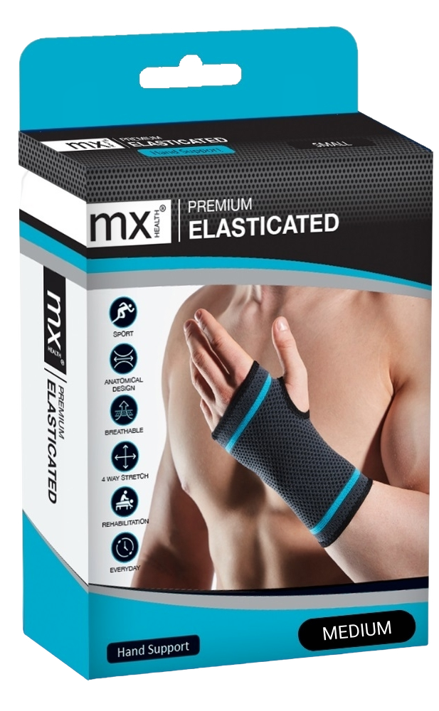 Mx Health Premium Elasticated Hand Support M (1 stuk)