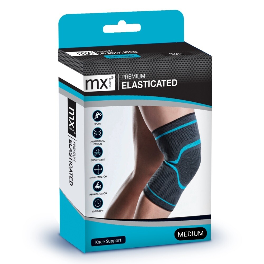 Mx Health Premium Knee Support Elastic - M (1 stuk)