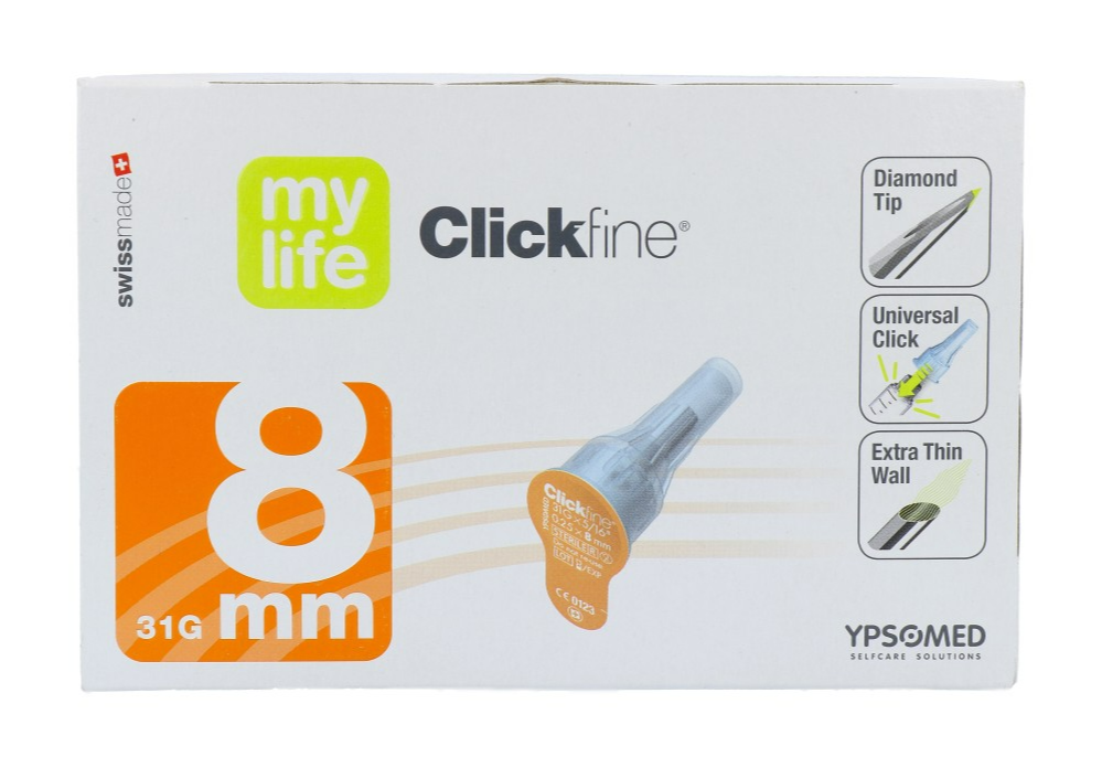 Mylife Clickfine Diamondtip Pennaald 8mm (31g) (100 stuks)