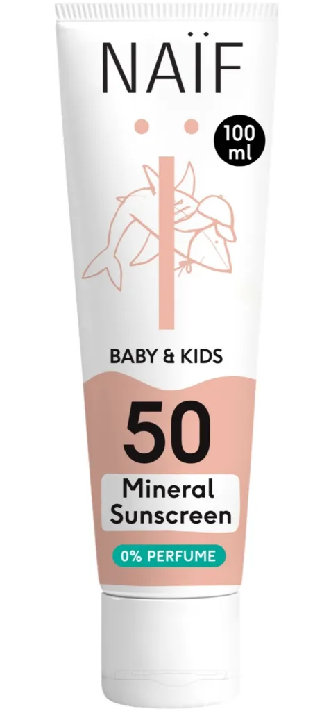 Naif Baby&kids Mineral Sunscreen 0% Perfume SPF50 (100 ml)
