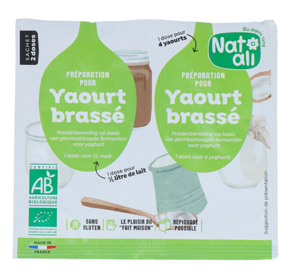 Nat-ali Ferment voor Yoghurt (12 gr)