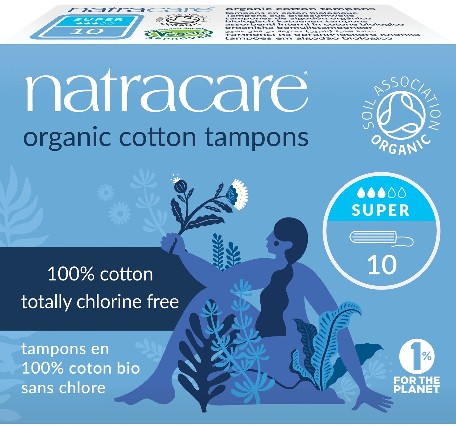 Natracare Cotton Tampons Super (10 stuks)