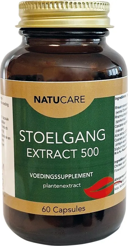 Natucare Stoelgang Extract 500 Capsules (60 capsules)