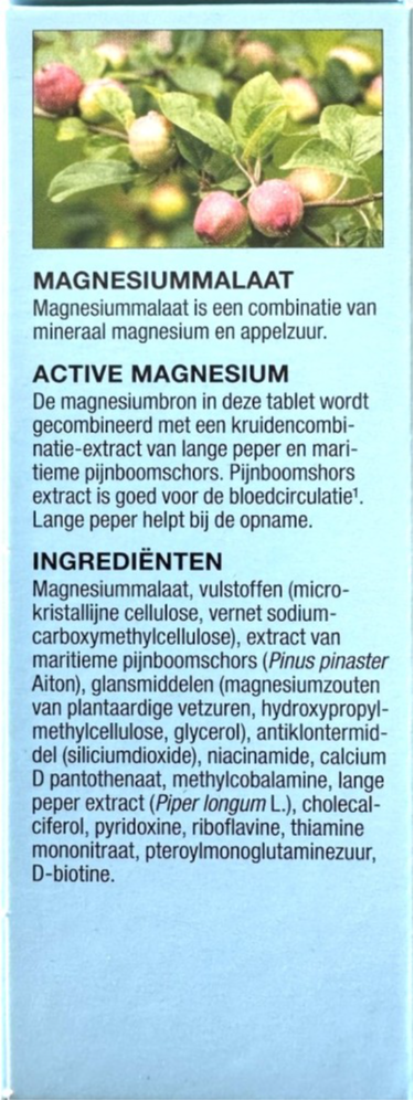 New Nordic Active Magnesium Malate 800mg Tabletten (60 tabletten) - image 2