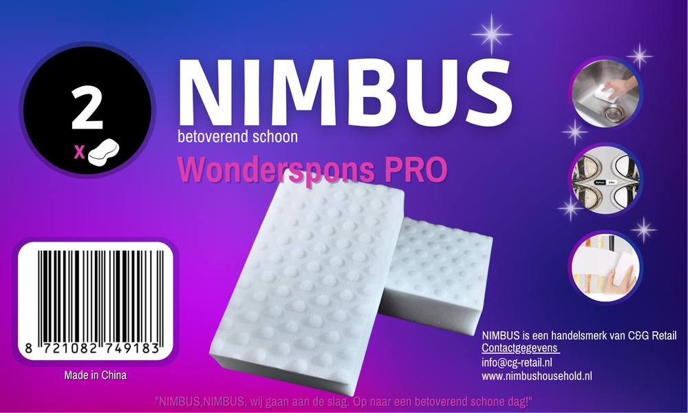 Nimbus Wonderspons Pro (2 stuks)