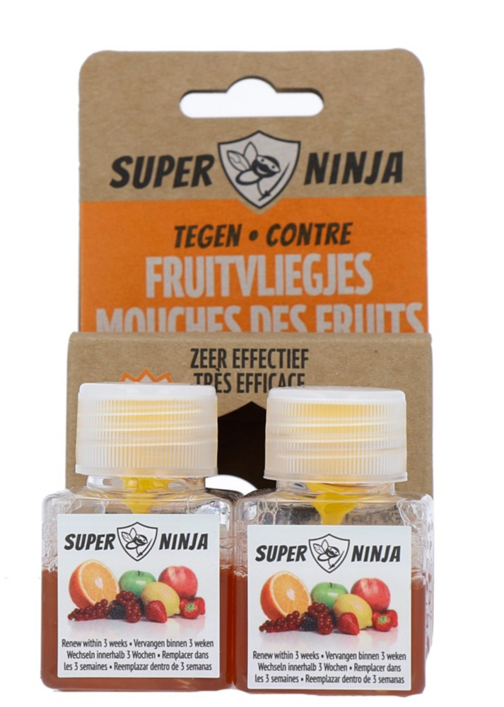 Super Ninja Fruitvlieg Vanger (2 stuks) - image 3