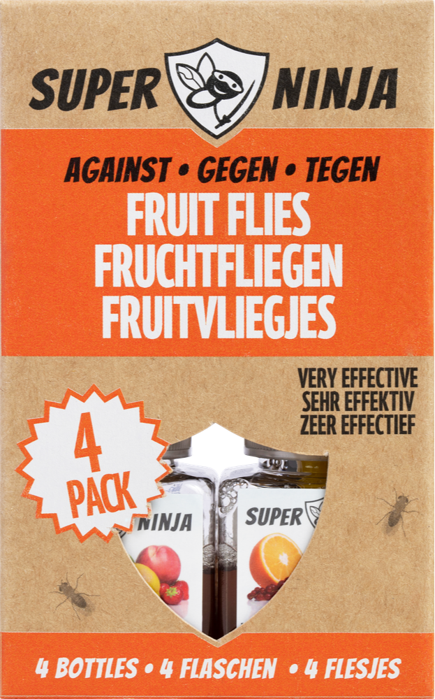 Super Ninja Fruitvliegjesval (4 stuks)