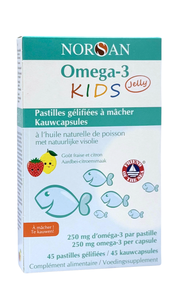 Norsan Omega-3 Kids Jelly Kauwcapsules (45 capsules)