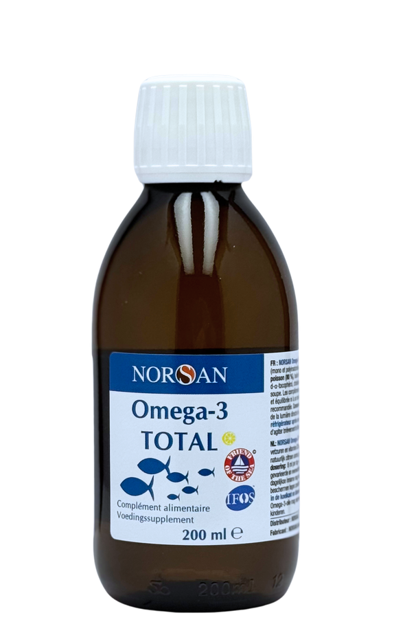 Norsan Omega-3 Total Visolie Citroen (200 ml)