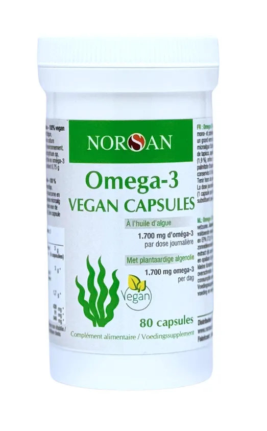 Norsan Omega-3 Vegan Capsules (80 capsules)