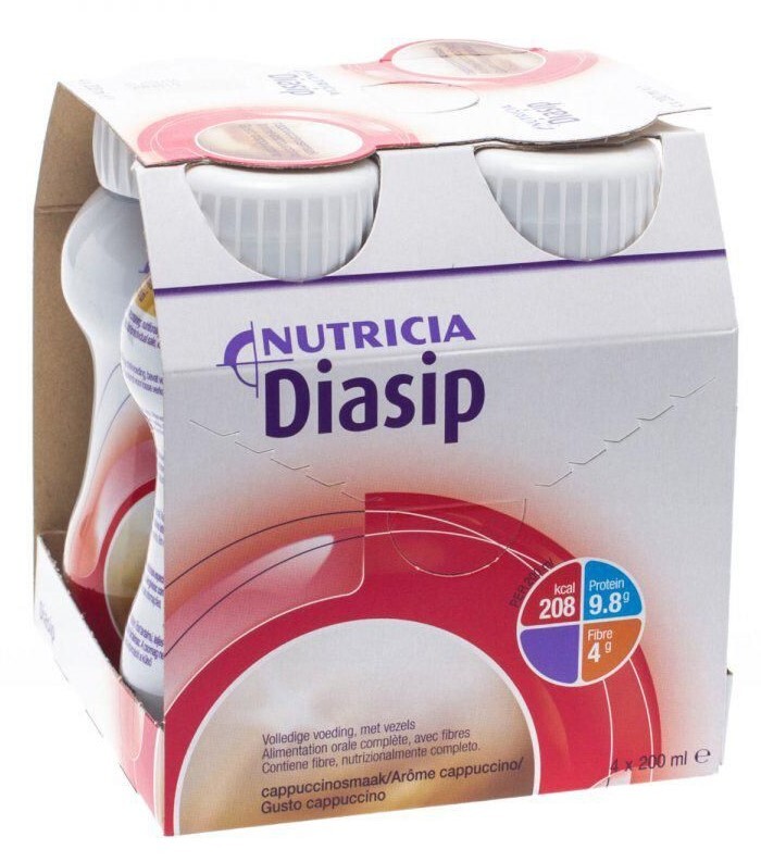 Nutricia Diasip Cappuccino 4-pack (800 ml) - image 2