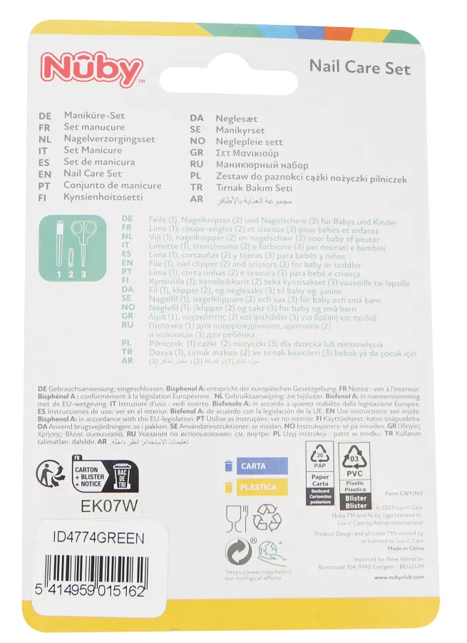 Nuby Nail Care Set 0+m (1 stuk) - image 2