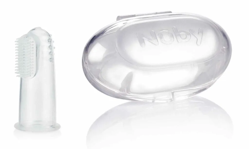 Nuby Vingertandenborstel 3m+ (1 stuk)