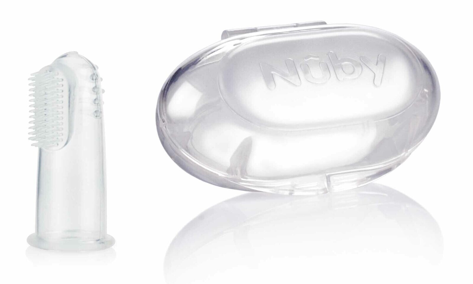 Nuby Vingertandenborstel 3m+ (1 stuk)