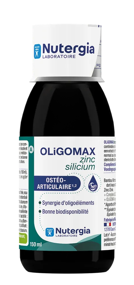 Nutergia Oligomax Zink Silicium Druppels (150 ml)