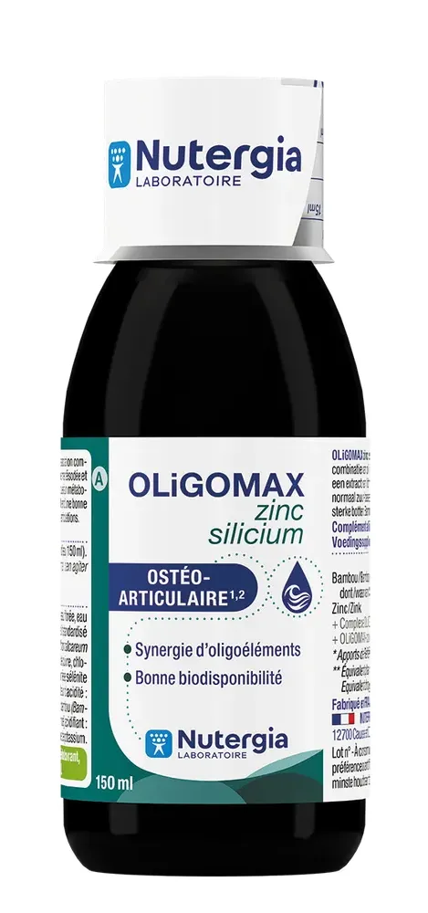 Nutergia Oligomax Zink Silicium Druppels (150 ml)