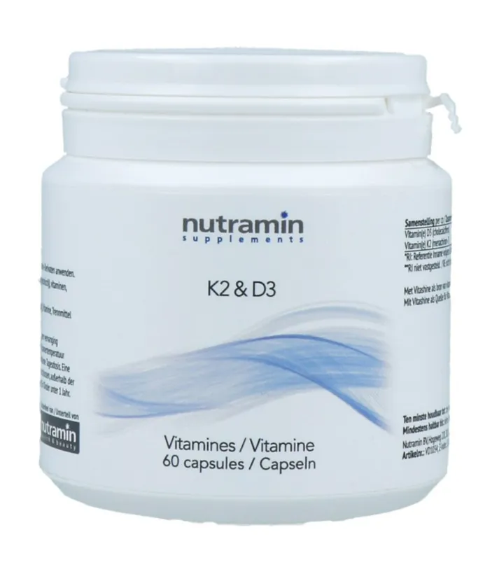 Nutramin Vitamine K2 & D3 Capsules (60 capsules)