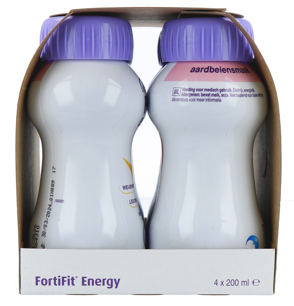 Nutricia Fortifit Energy Aardbei (4 stuks) - image 2