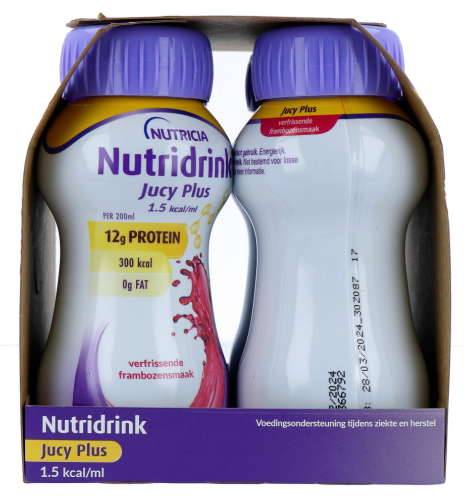 Nutridrink Jucy Plus Verfrissende Framboos (800 ml)