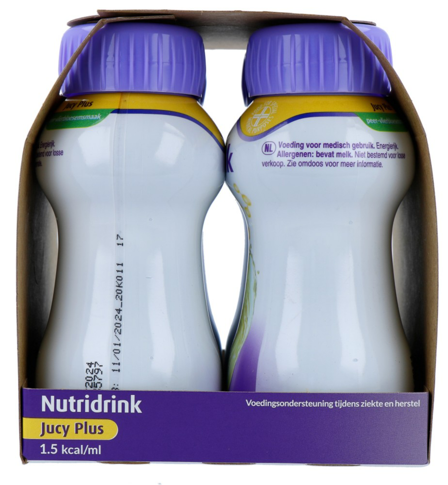 Nutridrink Jucy Plus Peer-vlierbloesem (800 ml)