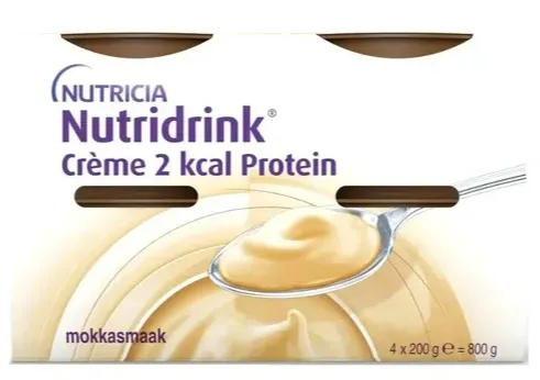 Nutridrink Crème 2 Kcal Protein Mokkasmaak (800 gr)