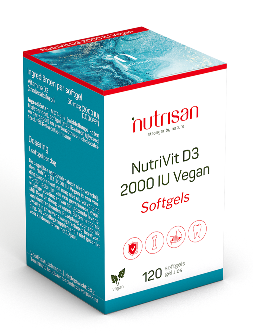 Nutrisan Nutrivit D3 2000iu Vegan Softgels (120 softgels)