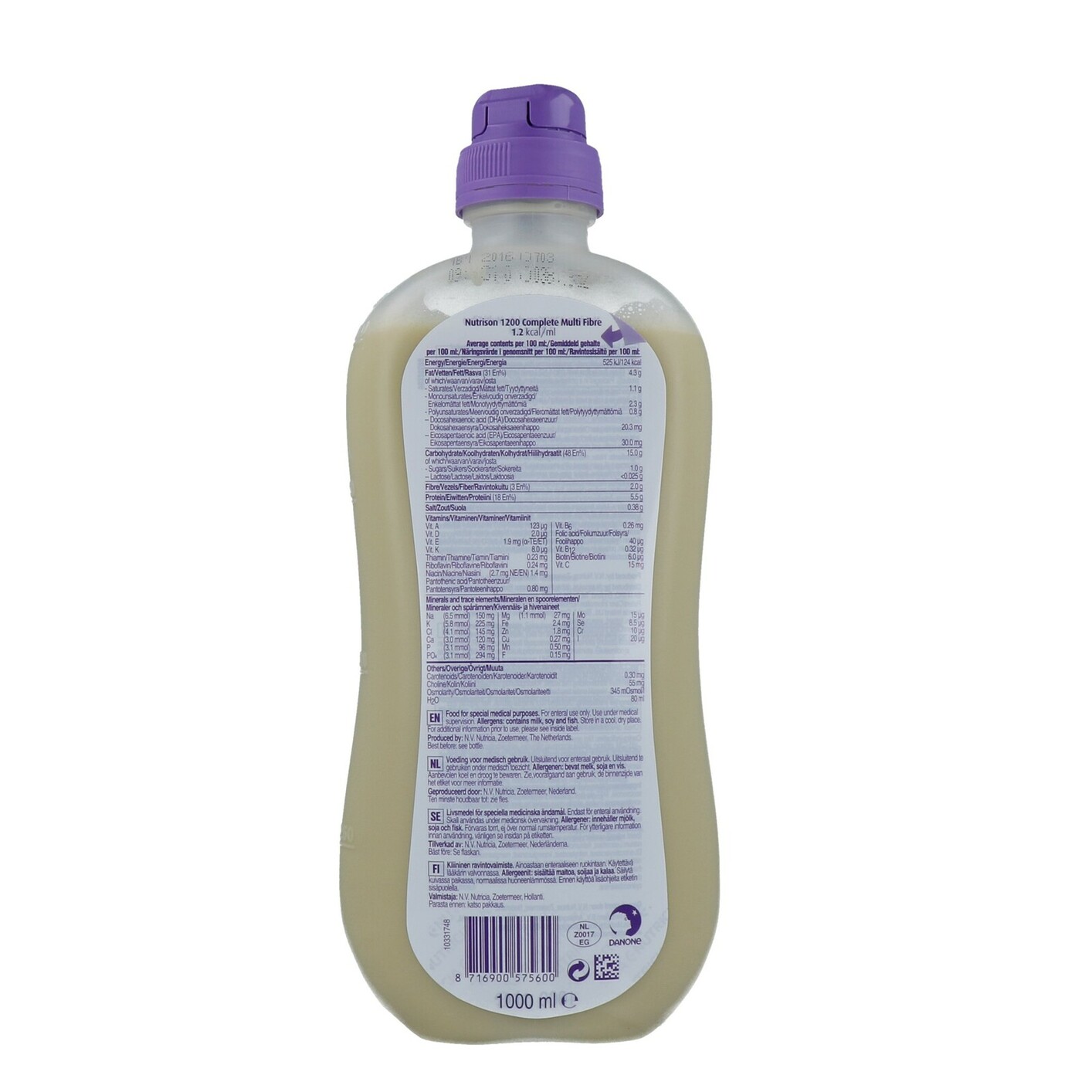 Nutricia Nutrison 1200 Complete Multi Fibre (1000 ml)