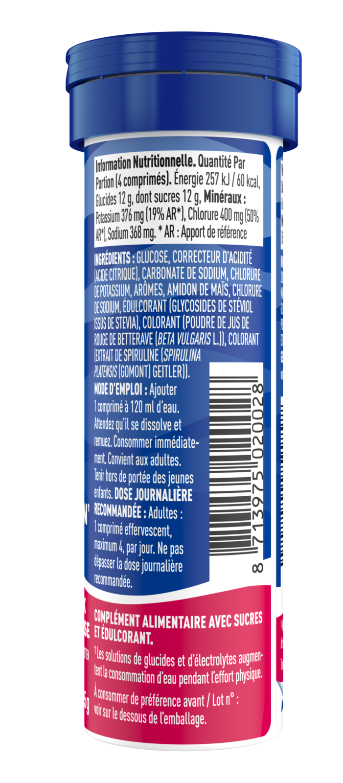 Nuun Sport Nuun Hydration Framboos Bruistabletten (10 tabletten)