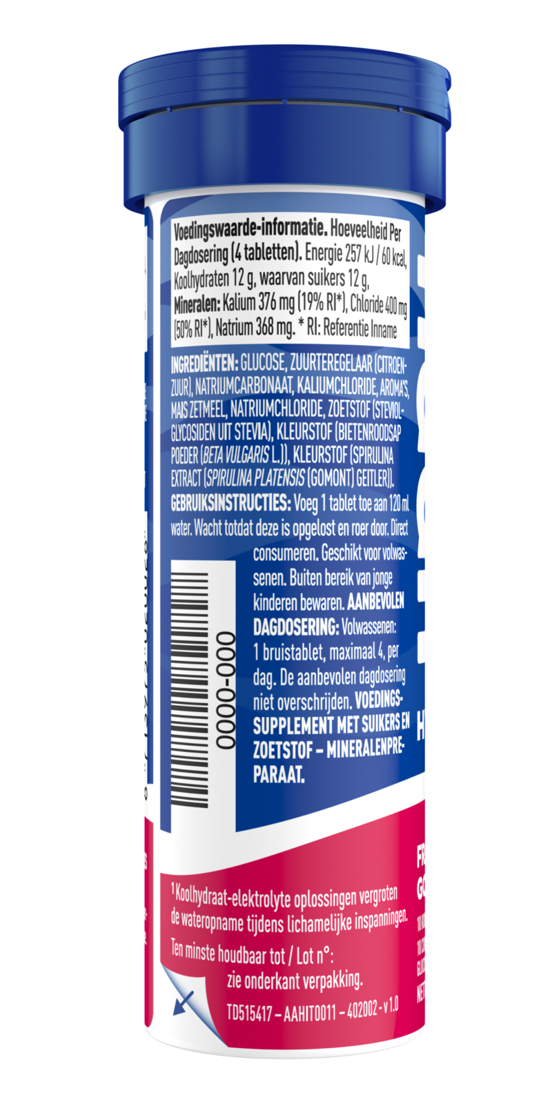 Nuun Sport Nuun Hydration Framboos Bruistabletten (10 tabletten) - image 2