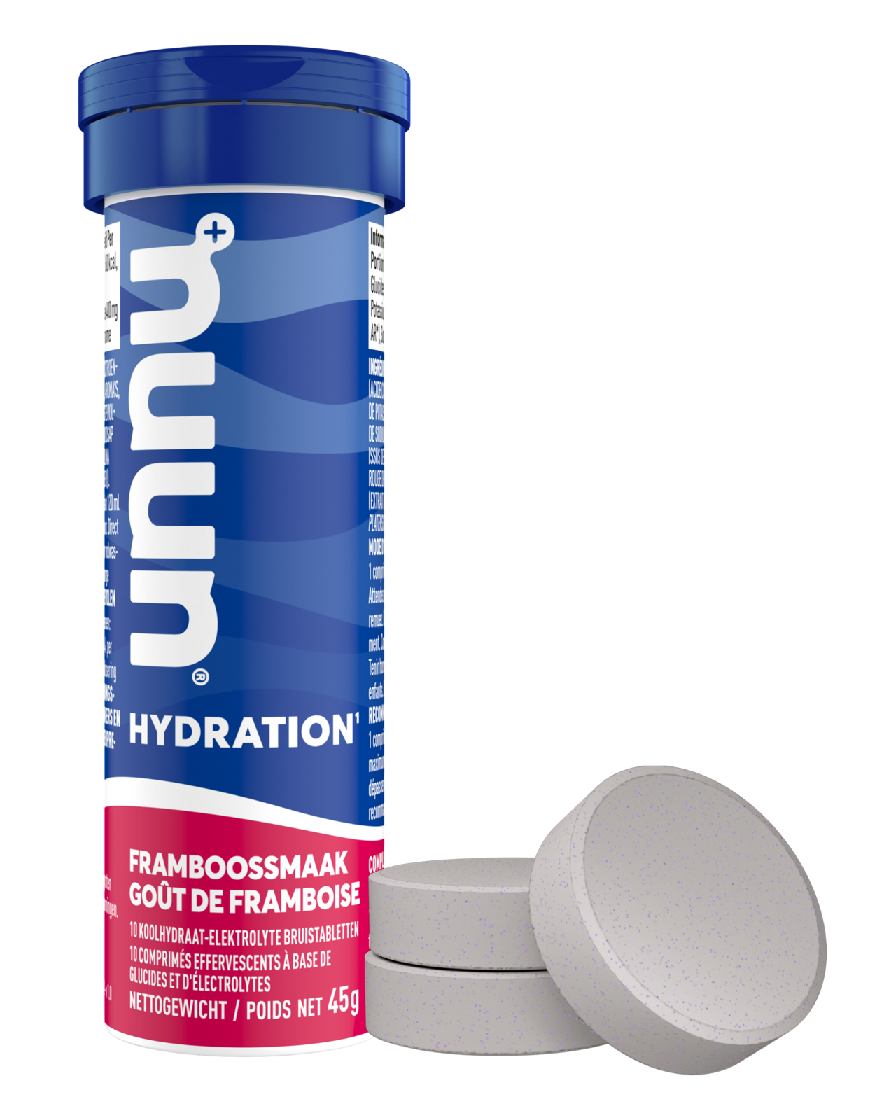 Nuun Sport Nuun Hydration Framboos Bruistabletten (10 tabletten) - image 3