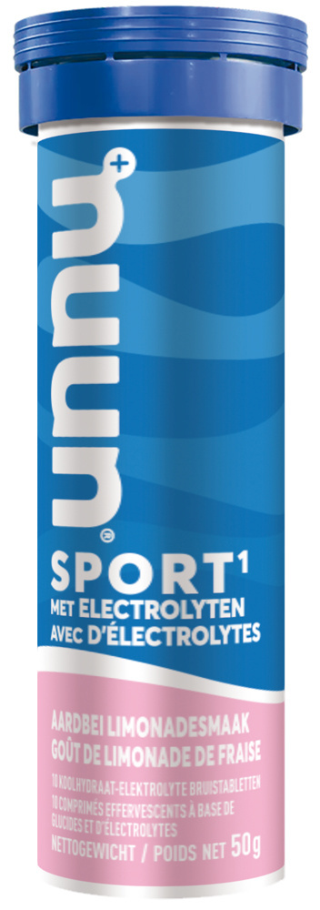 Nuun Sport Aardbei Limonade Bruistabletten (10 tabletten)