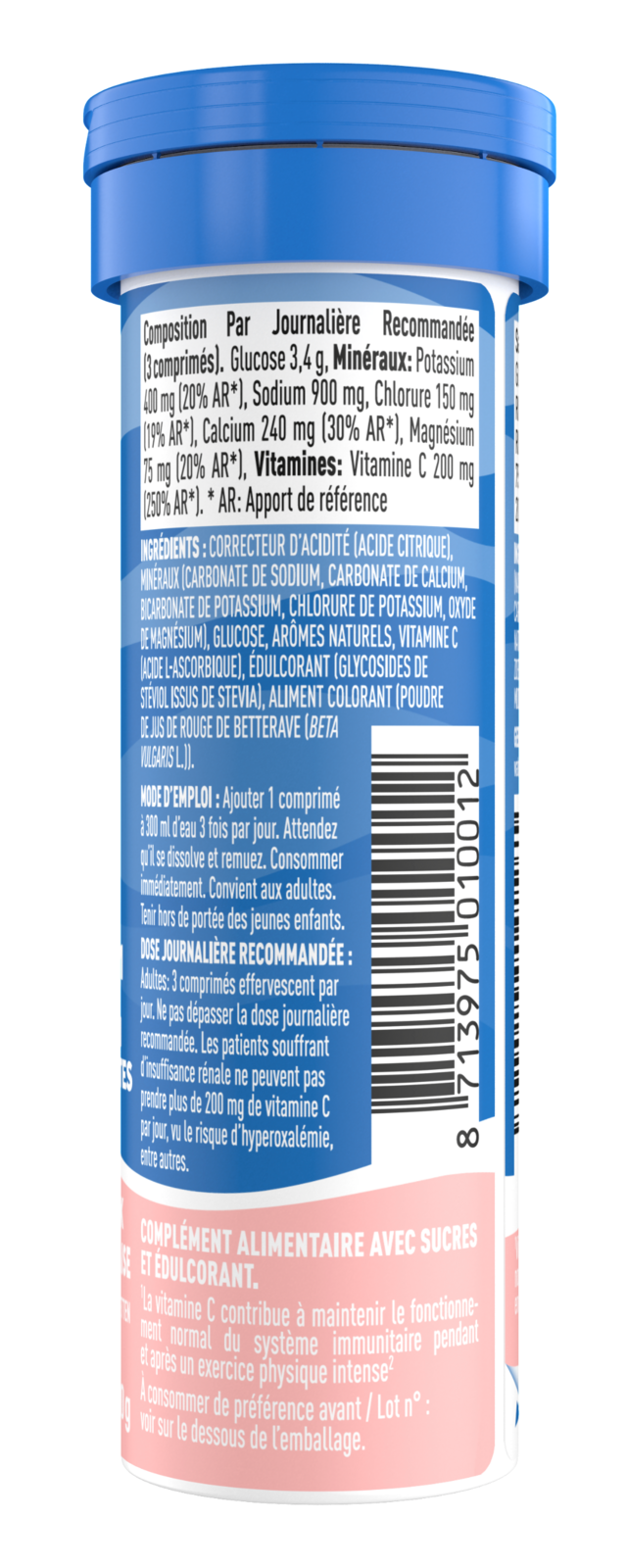 Nuun Sport Aardbei Limonade Bruistabletten (10 tabletten)