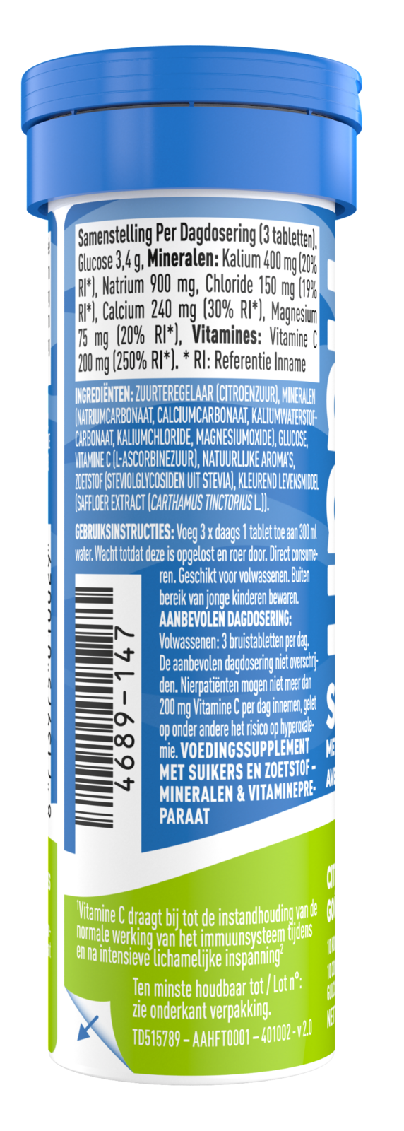 Nuun Sport Citroen Limoen Bruistabletten (10 tabletten) - image 2
