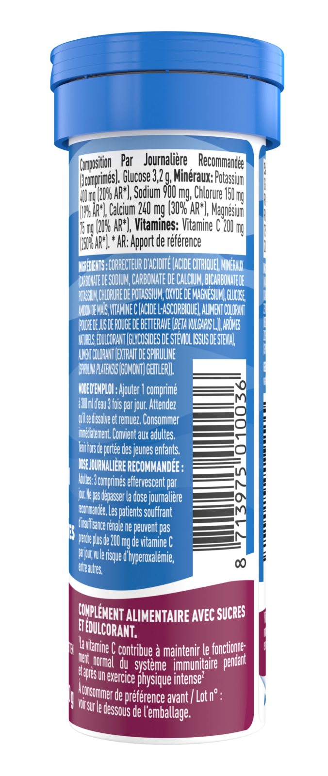 Nuun Sport Rode Vruchten Bruistabletten (10 tabletten)