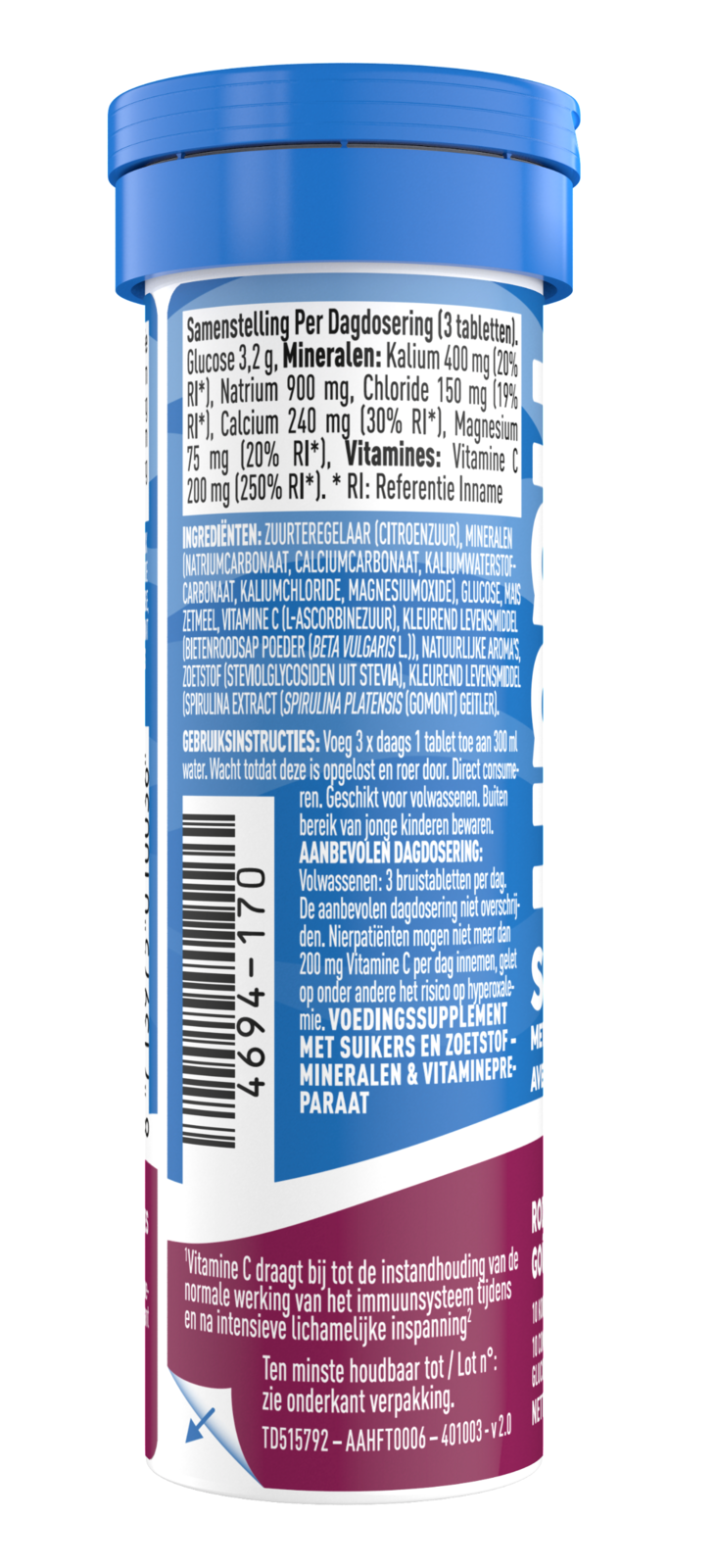 Nuun Sport Rode Vruchten Bruistabletten (10 tabletten) - image 2