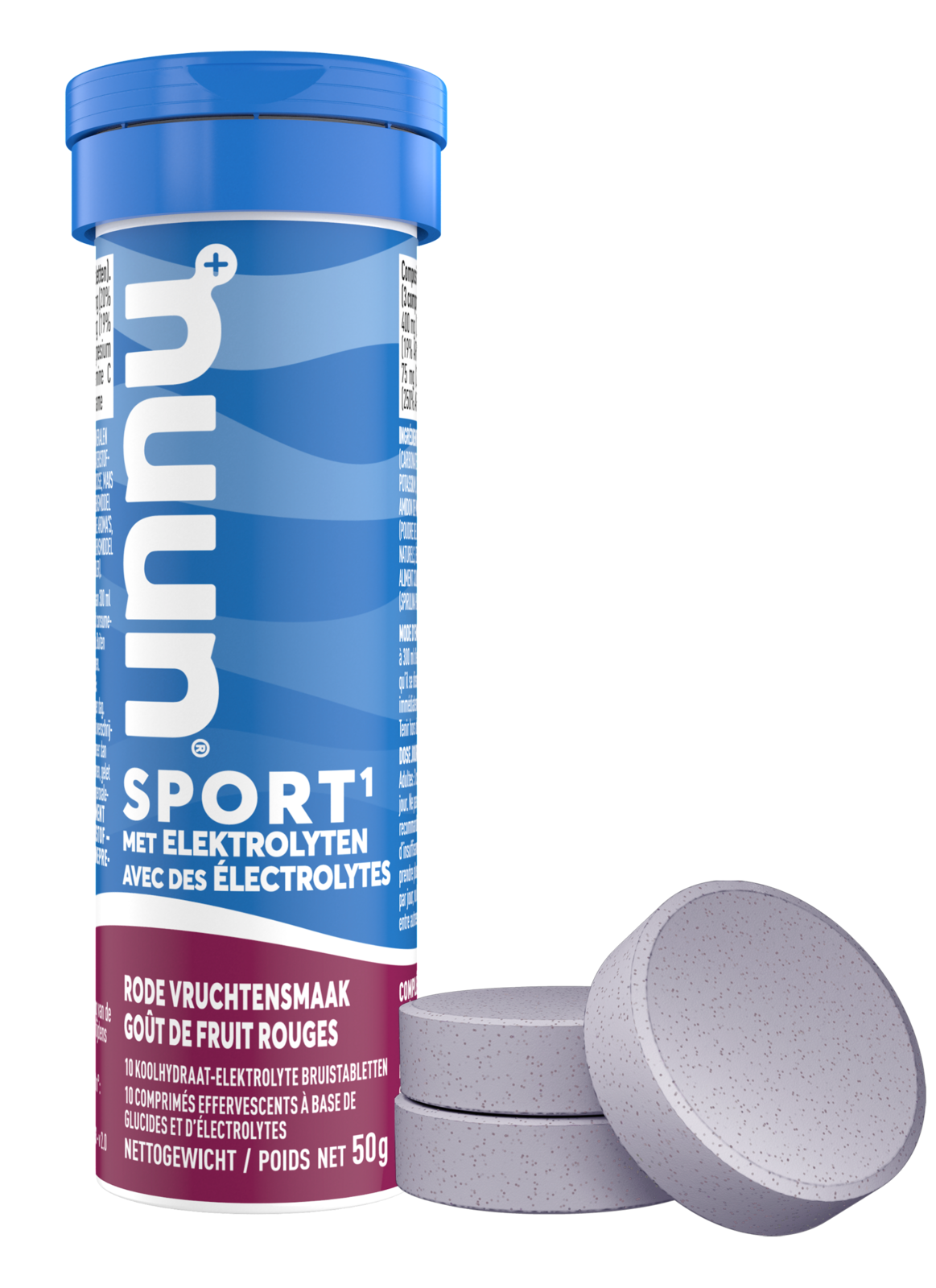 Nuun Sport Rode Vruchten Bruistabletten (10 tabletten) - image 3