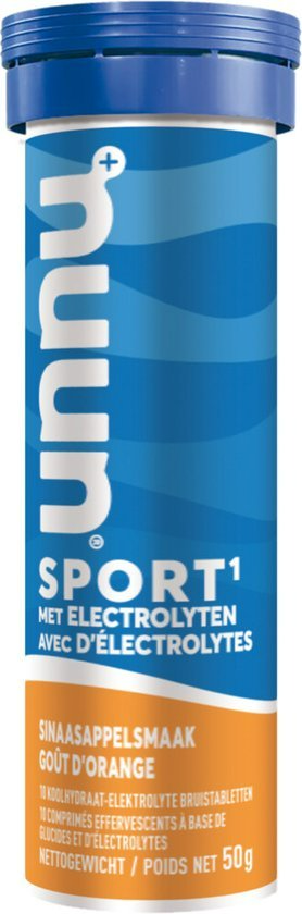 Nuun Sport Sinaasappel Bruistabletten (10 tabletten)
